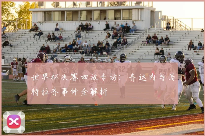 世界杯决赛回放专访：齐达内与马特拉齐事件全解析